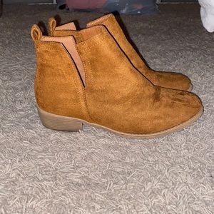 brown booties